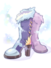 Heroic Silver Fox Leather Boots