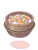 Chocolate Rice Cake Soup