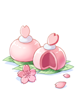 Cherry Blossom Rice Cake