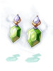 Cursed Emerald Earrings