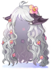 Costume Nydhoggur Wig (White)