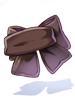 Costume Large Ribbon Muffler (Black)