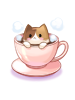 Costume Cat Coffee Cup