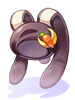 Costume Black Rabbit Ears