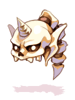 Costume Evil Bone Hat