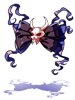 Costume Gothic Skull Ribbon