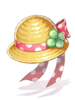 Costume Straw Cloche