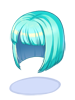 Costume Himelmez's Wig (Blue Green)
