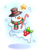 Costume Snowman Hat