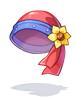 Costume Flower Summer Knit Hat