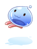 Costume Blue Poring Hairpin