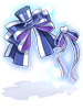 Costume Striped Ribbon Hat