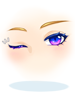 Costume Cosmic Blink Eyes