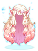 Costume Mermaid Wig (Peach)