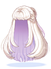 Costume Ranger Half-Up (White)
