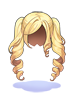 Costume Twin Wave Roll Hair