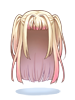 Costume Straight two-side up (Blonde Pink)