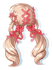 Costume Braided Twin Ribbons