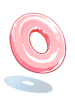 Costume Strawberry Donut in Mouth
