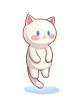 Costume White Cat Doll