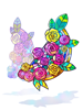 Costume Glass Rose Garden