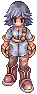 Archer, female, standing