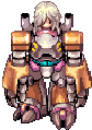 Mechanic piloting a Madogear